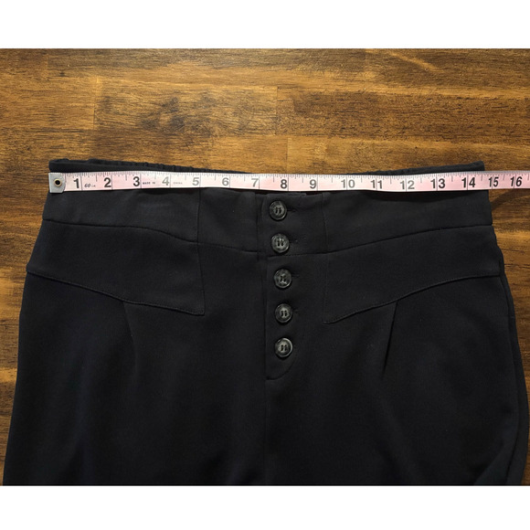 Ett Twa Anthropologie Women’s 30 x 25 Pants Lucerne Wide Leg Crop Flowy Stretch - Picture 9 of 15